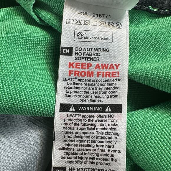 Leatt MTB GRAVITY 4.0 Men Sz XXL US 36 Green Black BMX Mountain Bike Pants 39x32 - Picture 9 of 9